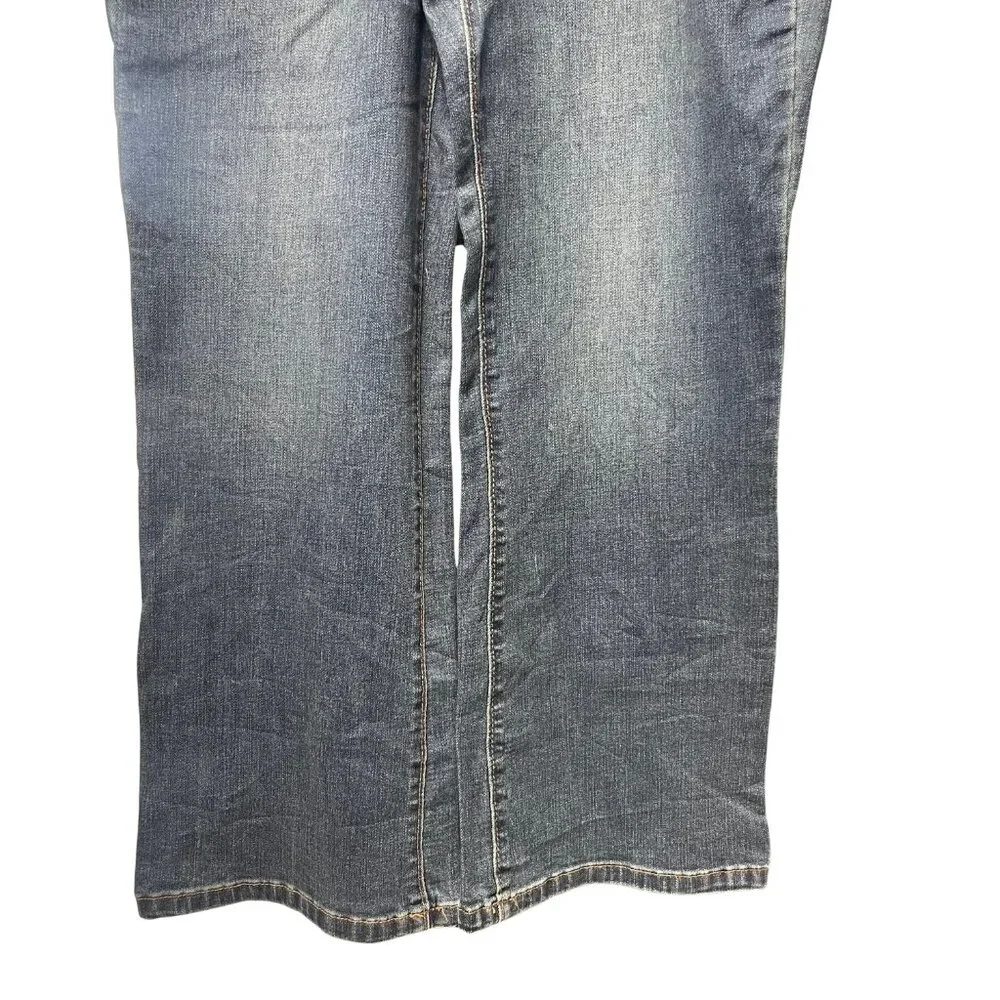 Chaps Mid Rise Crop Kick Jeans Women’s Size 10 / 30 Average - Picture 6 of 8